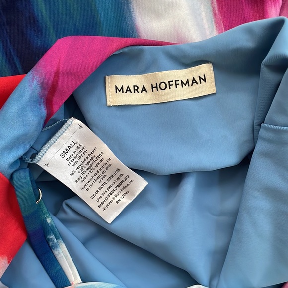 Mara Hoffman Women's Emma Cross Back One Piece Swimsuit - Picture 5 of 5